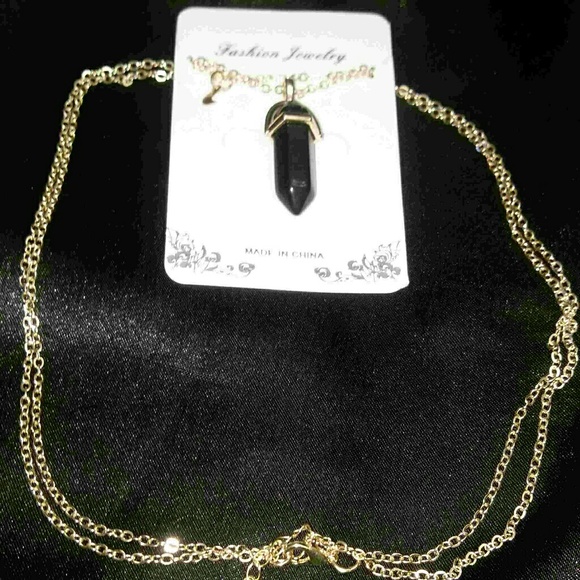 New Style Double Layer Moon Pendant&Neckalce - Picture 3 of 3